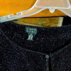 Cardigan sweater, glitter black